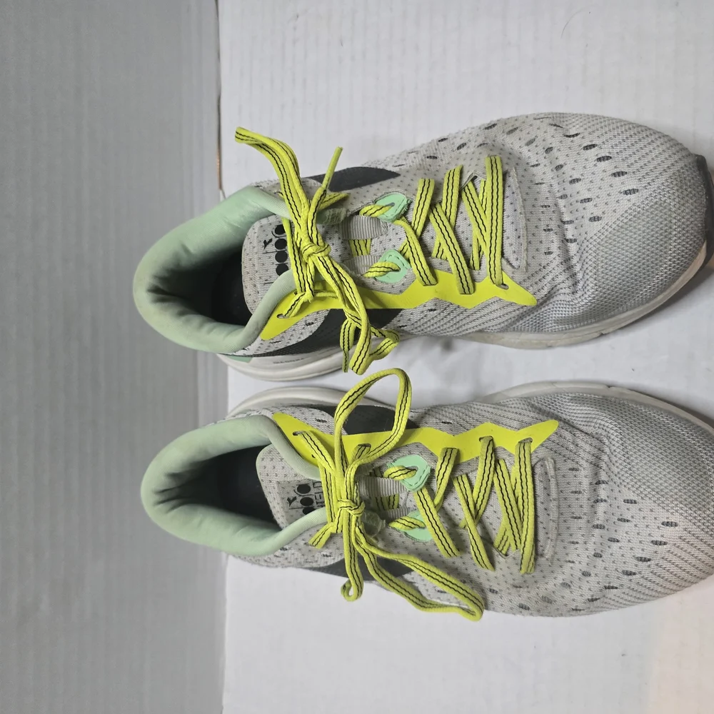 Diadora Athletic Shoes - Gray and‎ Yellow